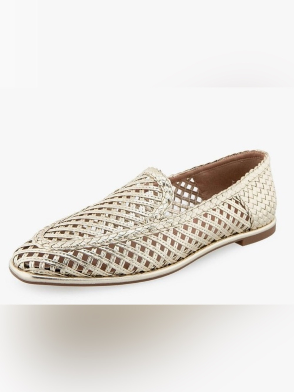 WOMEN'S NAGLE LOAFERS IN SOFT GOLD POLYURETHANE